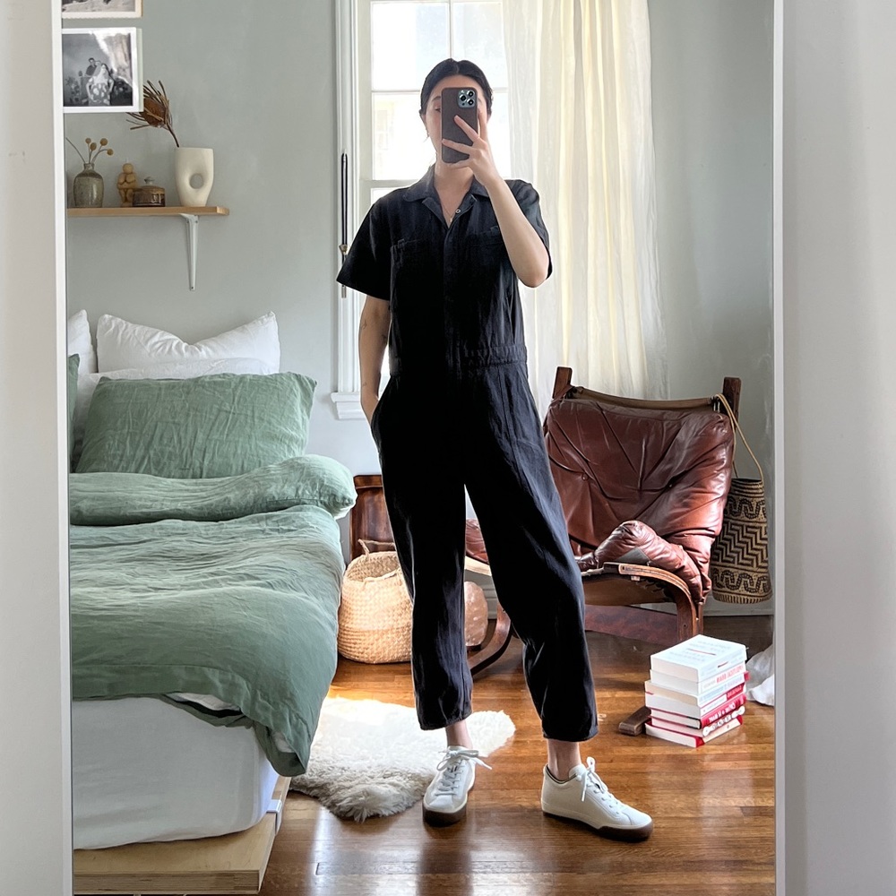 Backbeat Co. Short-sleeve Utility Jumpsuit